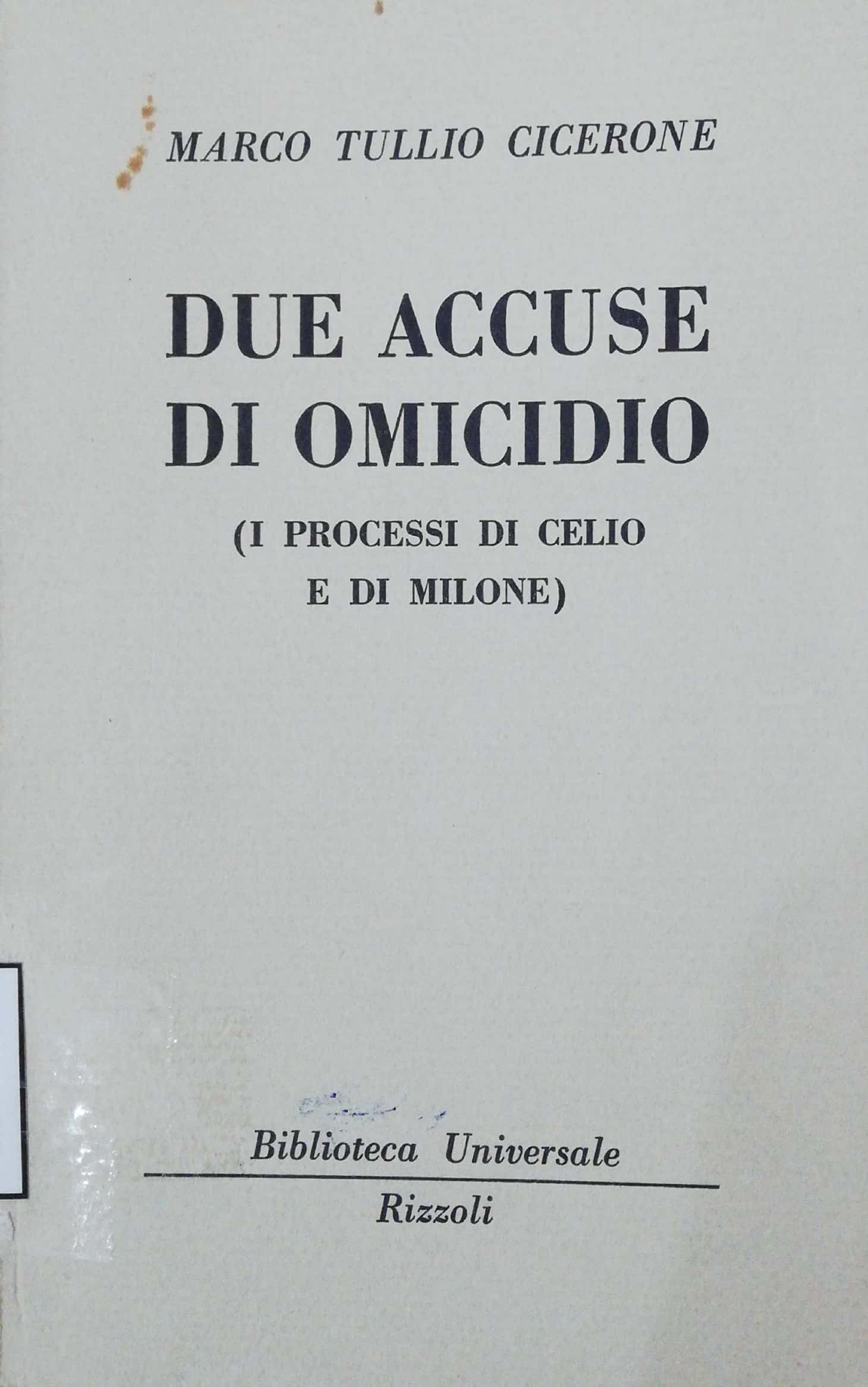 DUE ACCUSE DI OMICIDIO